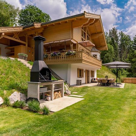 Chalet Huski Viehhofen Saalbach-Hinterglemm Bagian luar foto