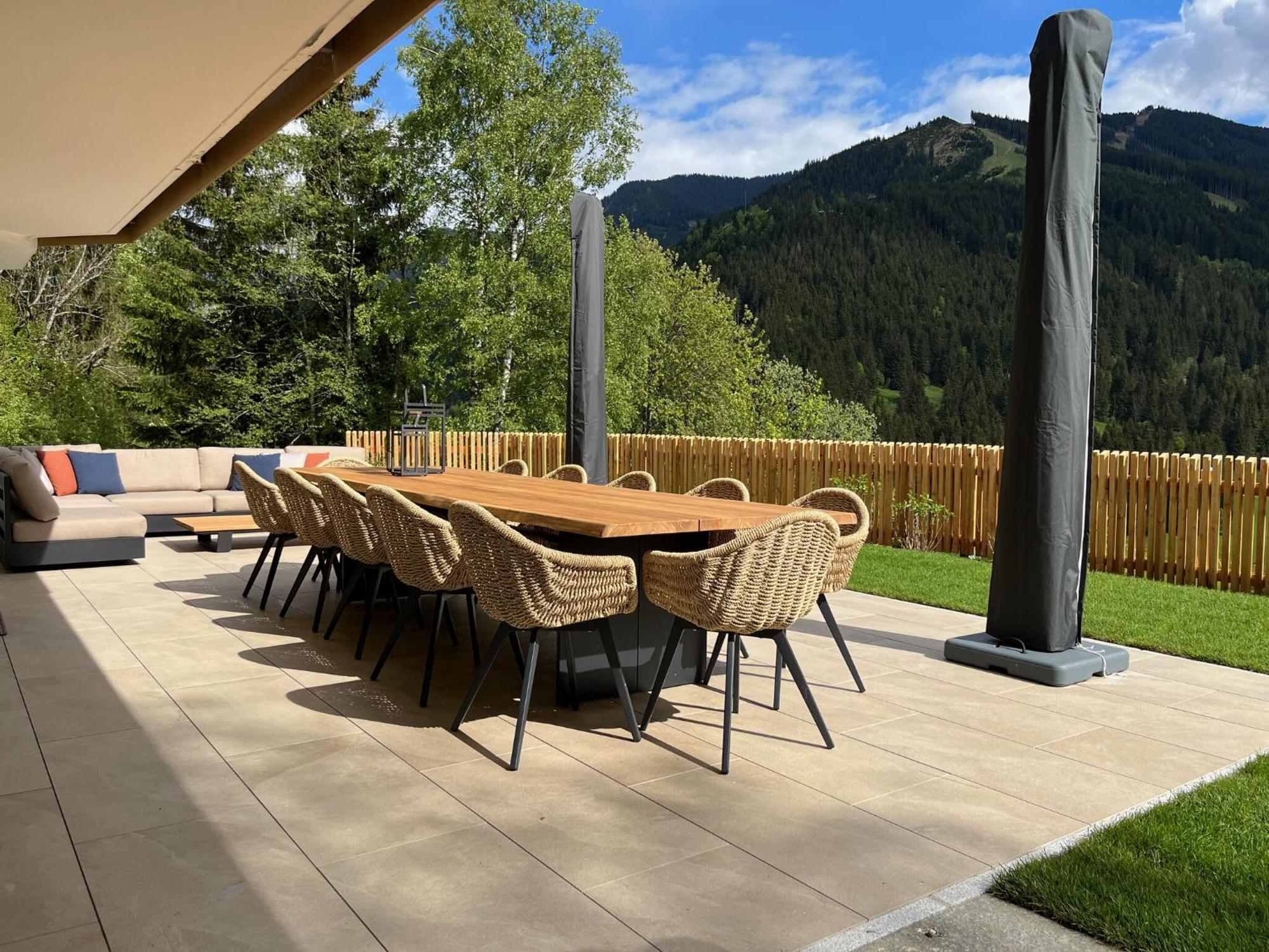 Chalet Huski Viehhofen Saalbach-Hinterglemm Bagian luar foto