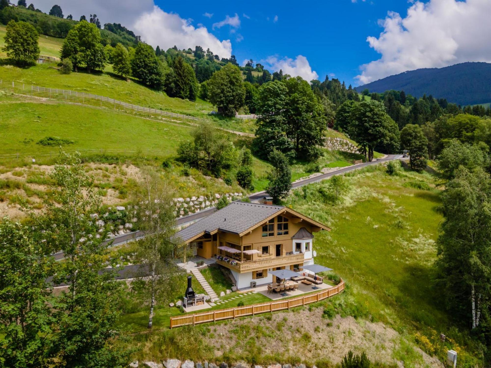 Chalet Huski Viehhofen Saalbach-Hinterglemm Bagian luar foto