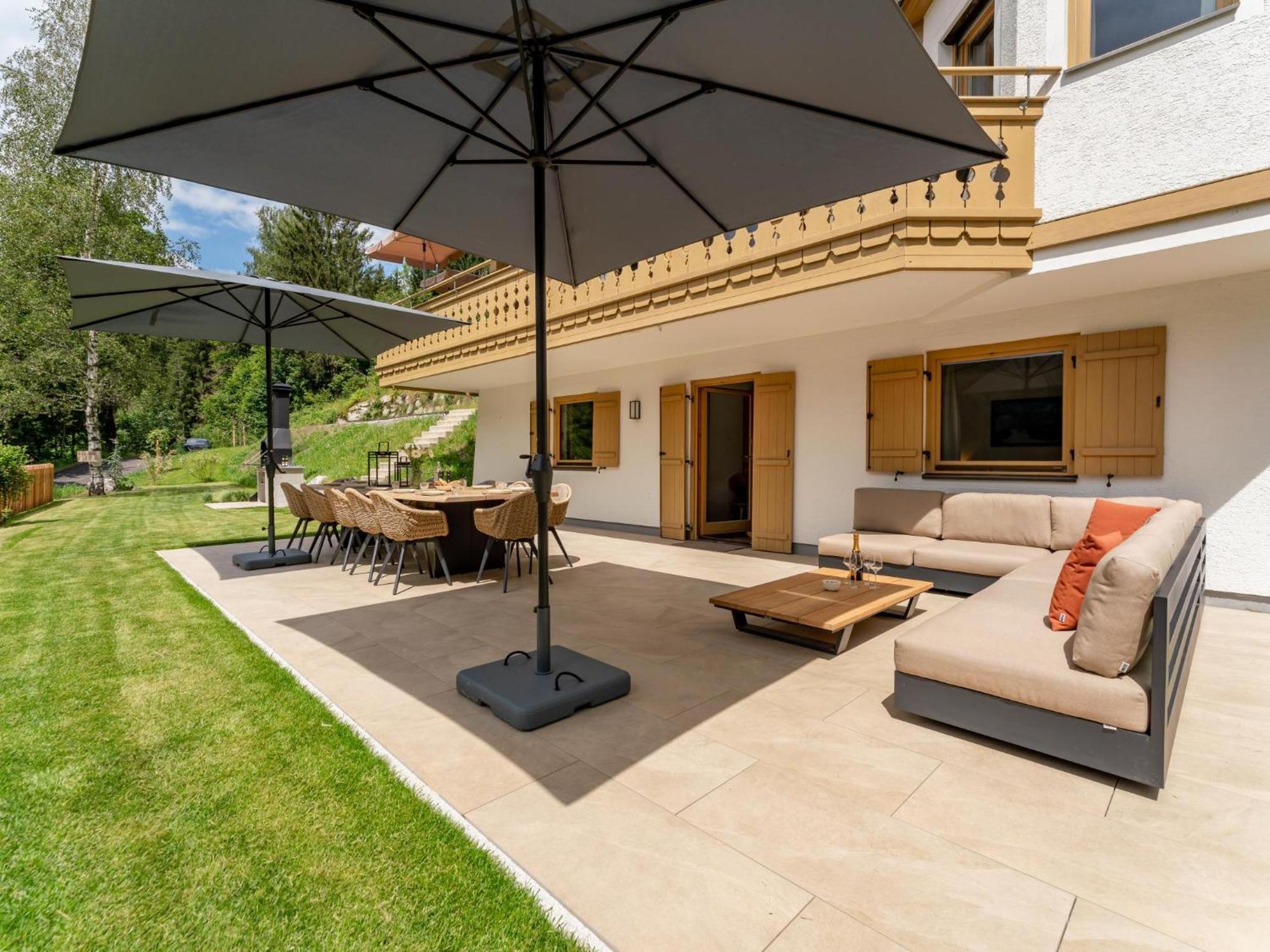 Chalet Huski Viehhofen Saalbach-Hinterglemm Bagian luar foto